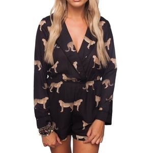 BuddyLove Lara Romper- Wildcats: Size M